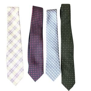 Barcelona Cravatte Men's Tie 4 Pack Bundle